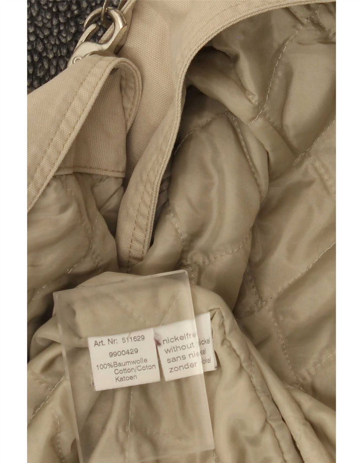 Vintage Herre Duffle Jacket UK 46 3XL Beige Bomuld