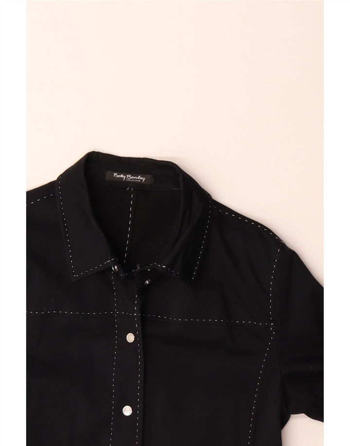 Betty Barclay Womens Bomber Jacket UK 14 Medium Sort Bomuld
