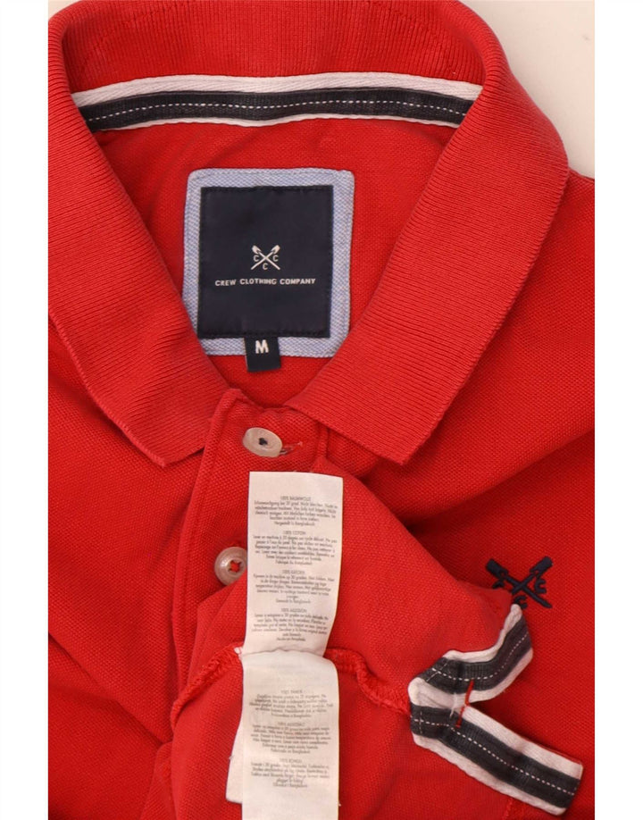 Besætningstøj Herre poloshirt Medium rød bomuld