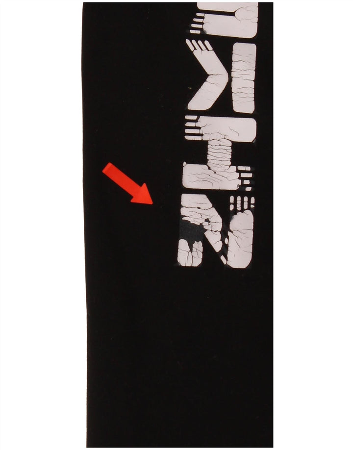 Nike Dri Fit grafiske leggings til kvinder, lille sort stribet polyester