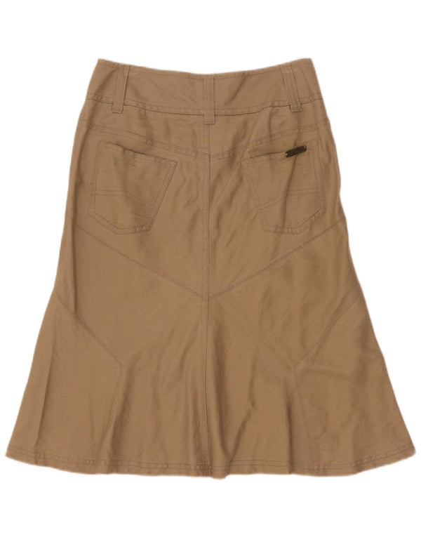 Marlboro Classics Dame A-Line nederdel EU 38 Medium W26 Khaki Linned