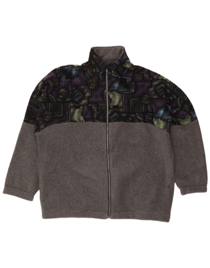 Campagnolo Herre Fleecejakke UK 42 XL Grå Geometrisk Polyester