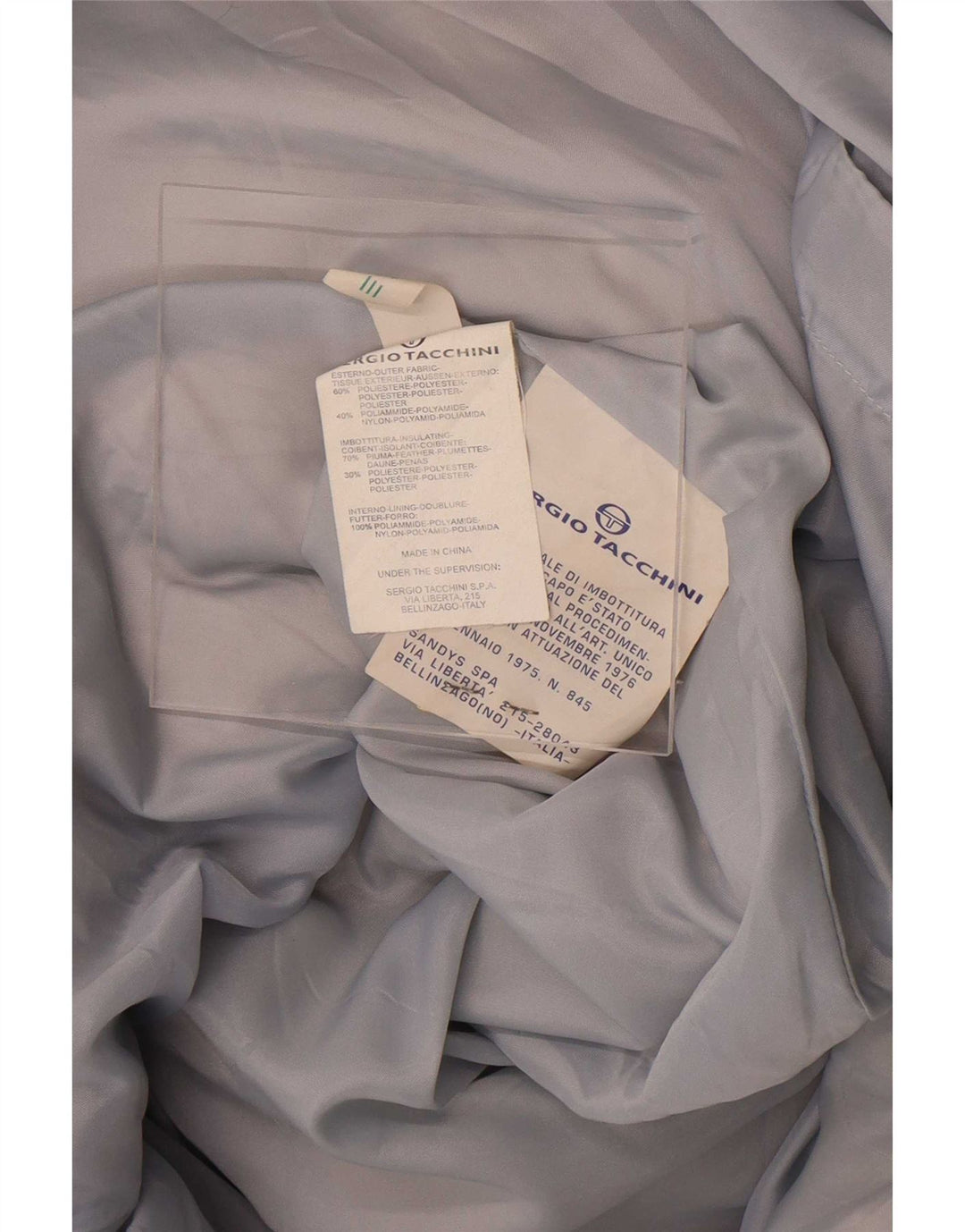 Sergio Tacchini Dame Hætte Polstret Frakke IT 44 Medium Sort Polyester