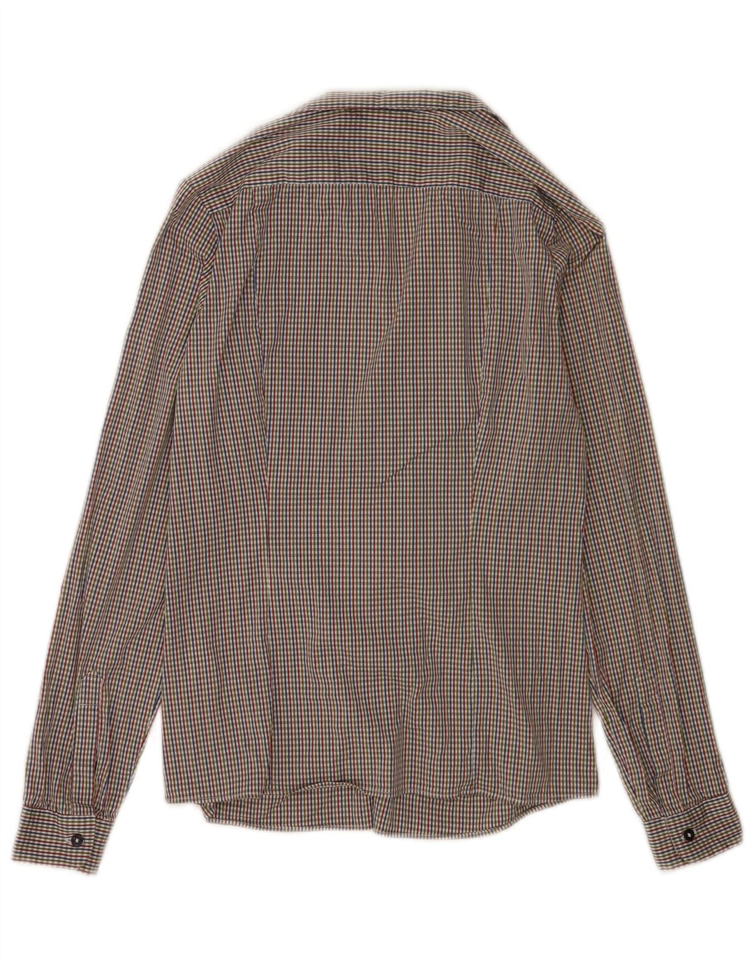 Trussardi Jeans Dame Flæse foran bluse Top UK 6 XS Flerfarvet