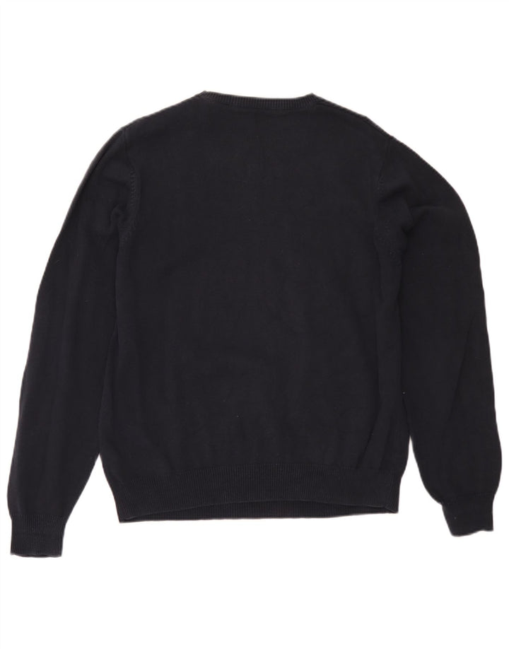 Marks & Spencer Herre Blue Harbor Crew Neck sweater Medium Navy Blue