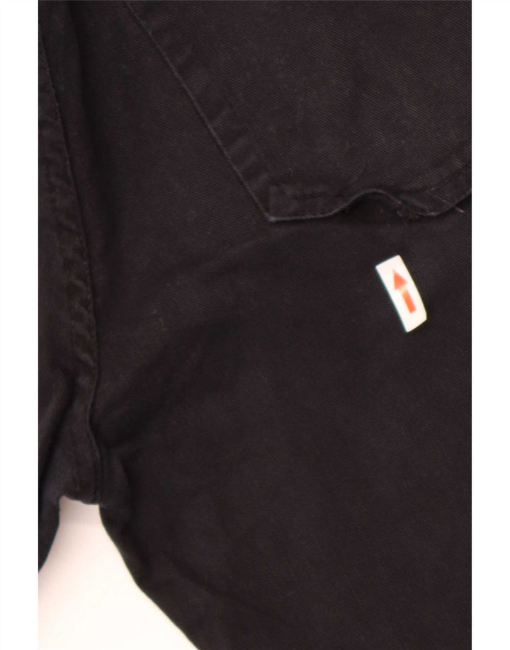 Zara Dame Straight Jeans EU 42 Large W32 L34 Sort Bomuld