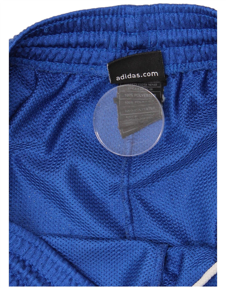 ADIDAS Herre New York Knicks Sportsshorts Store Blå Polyester