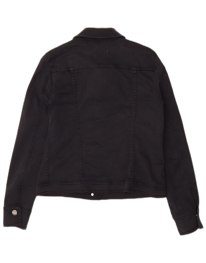 MARELLA Dame denimjakke UK 10 Small Navy Blue