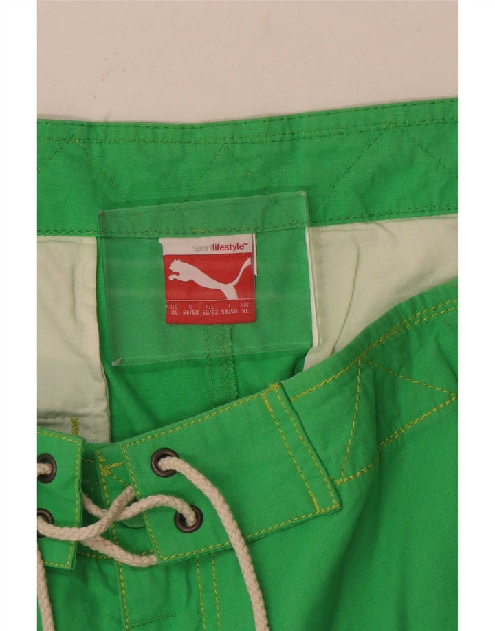 Puma Herre grafiske svømmeshorts XL Grøn