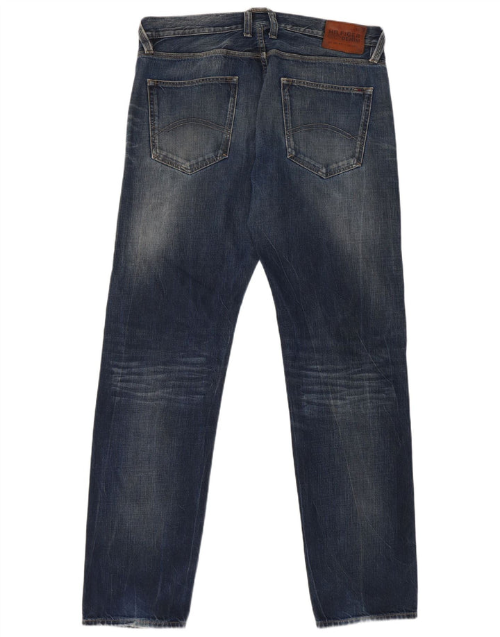 Tommy Hilfiger Straight Jeans til mænd W34 L34 Blå