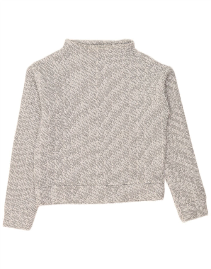 Gap Womens Oversized Sweatshirt Jumper UK 6 XS Gråstribet polyester