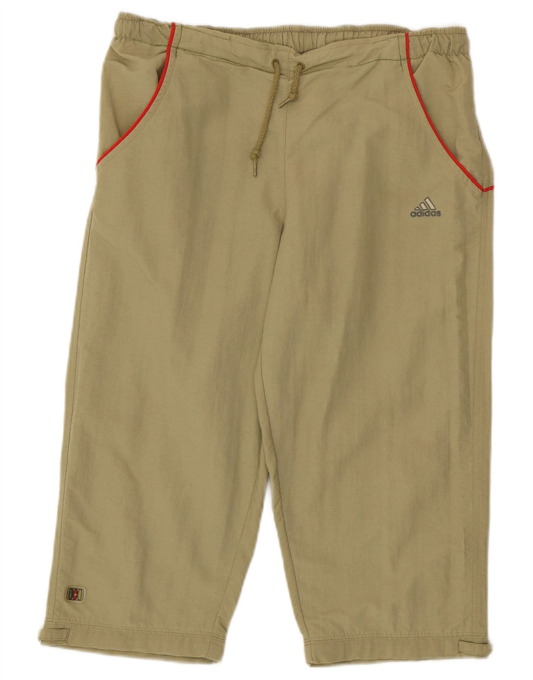 ADIDAS Boys Capri træningsdragt bukser 15-16 år Grøn polyamid