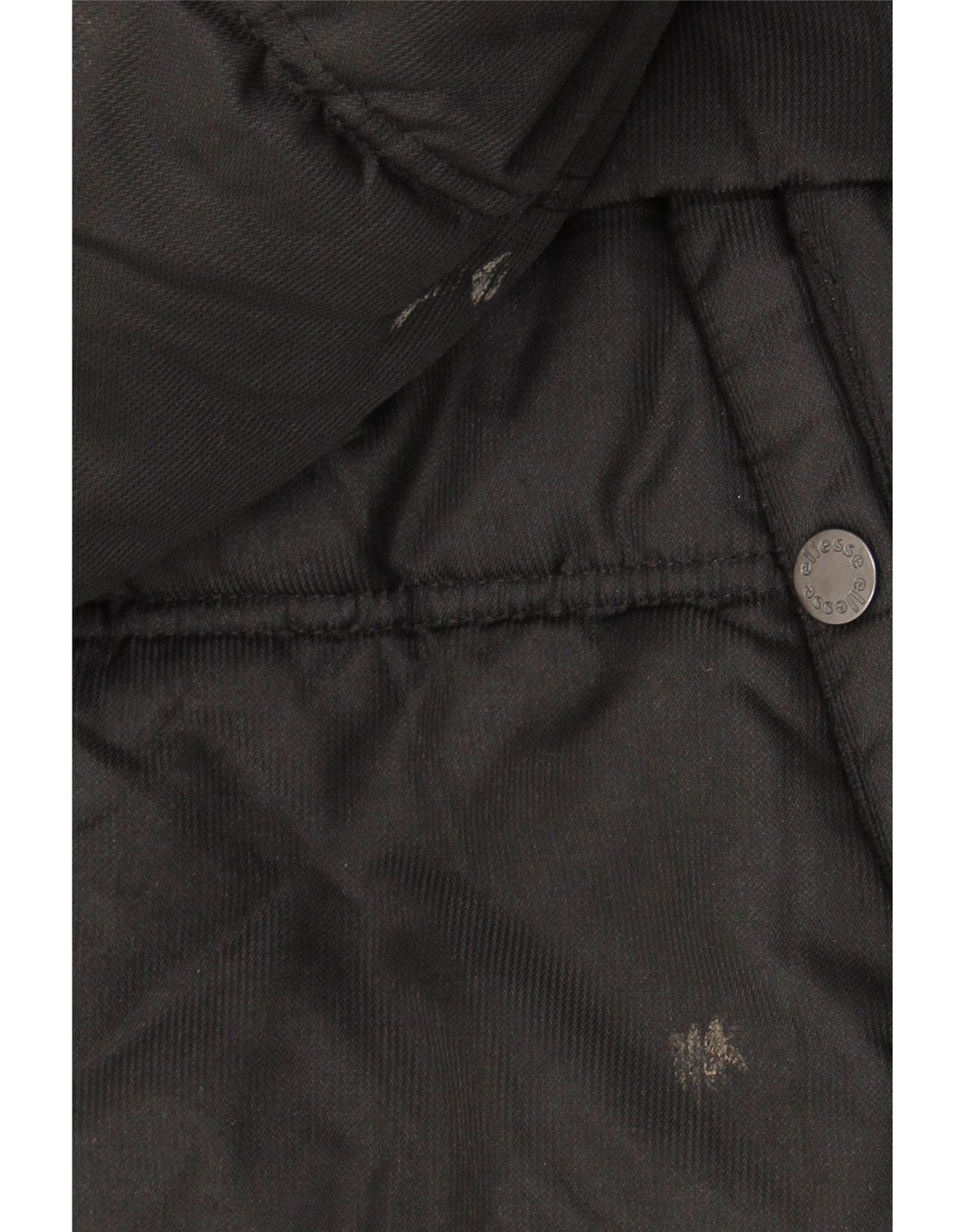 Ellesse Herre hættepolstret jakke UK 38 Medium Sort Polyester