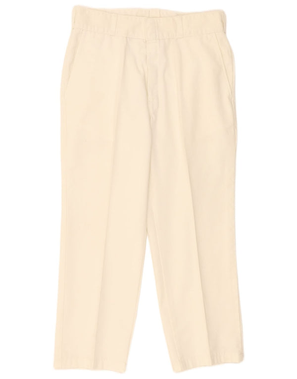 Dickies Lige Chinobukser til kvinder W34 L26 Hvid polyester