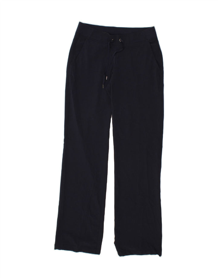 ATHLETA Womens Tracksuit Trousers US 6 Medium  Navy Blue Polyester Vintage Athleta and Second-Hand Athleta from Messina Hembry 