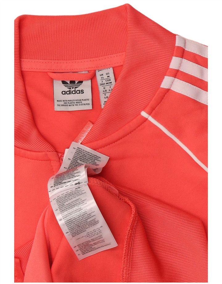 Adidas træningsdragt topjakke til kvinder UK 14 Large Pink Polyester