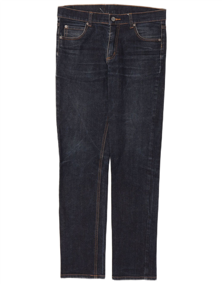 BILLIG MANDAG Herre Slim Jeans W32 L31 Marineblå Bomuld