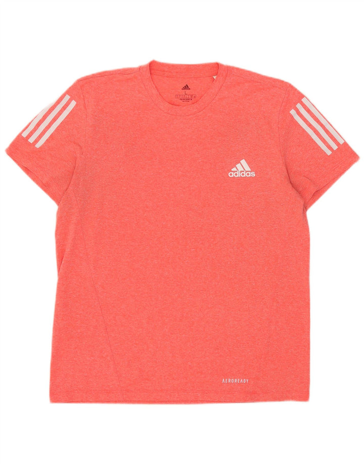 Adidas Herre Aeroready T-Shirt Top Stor Rød
