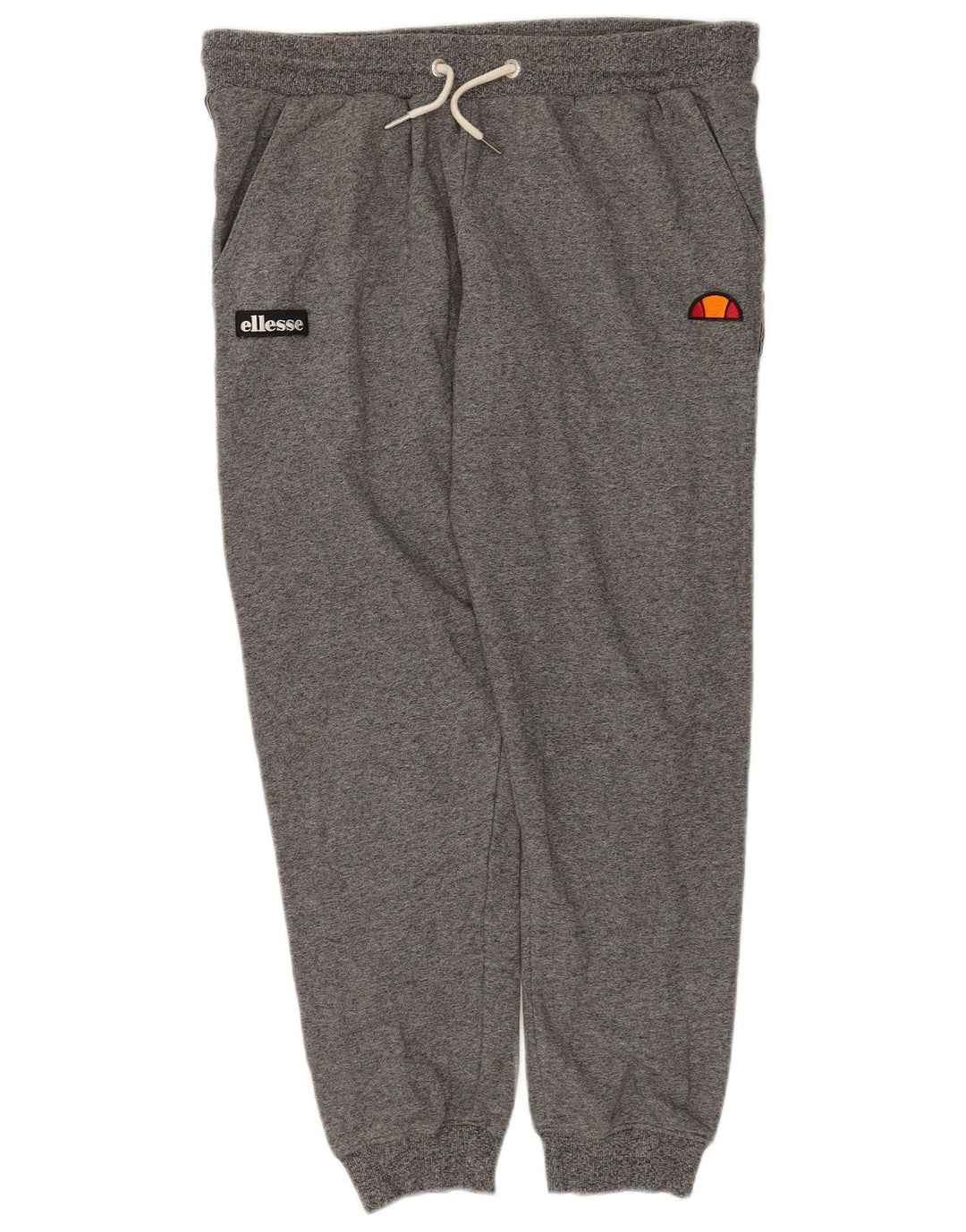 Ellesse Womens Træningsdragt Bukser Joggers UK 12 Medium Grey Colourblock