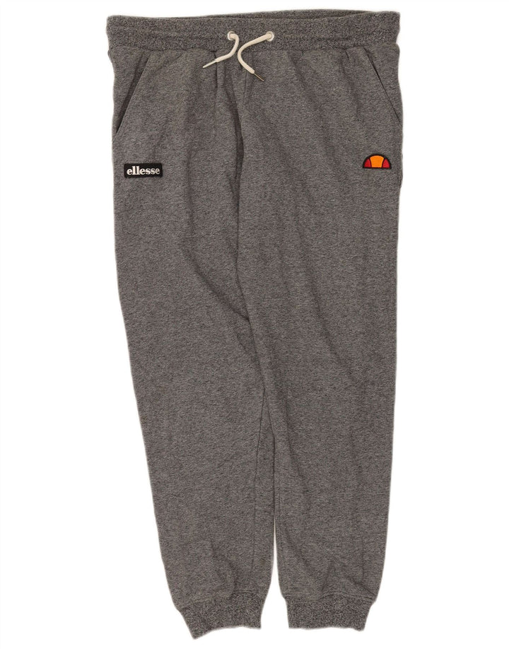 Ellesse Womens Træningsdragt Bukser Joggers UK 12 Medium Grey Colourblock