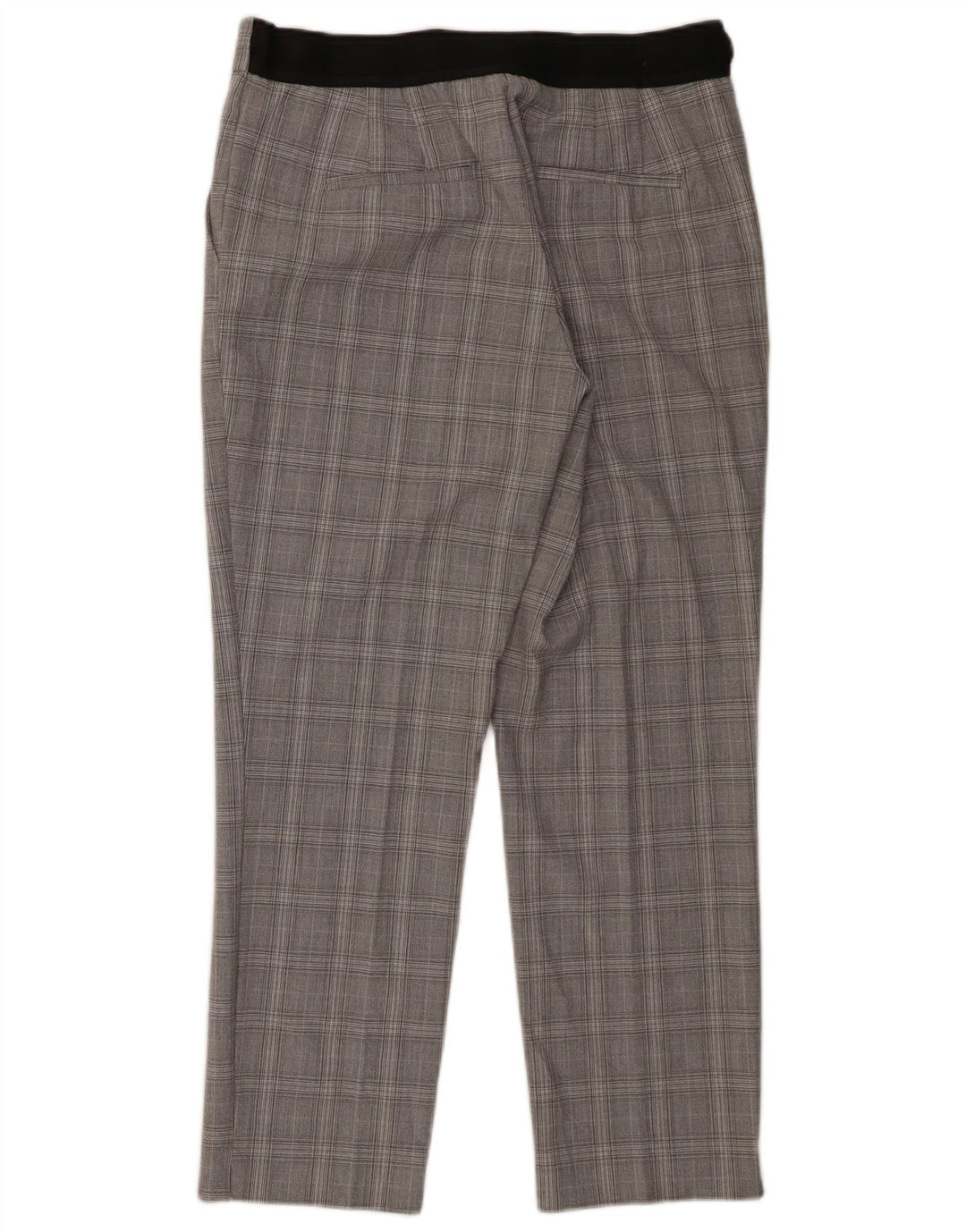 Zara Slim Chino Bukser Large W30 L27 Grå ternet polyester