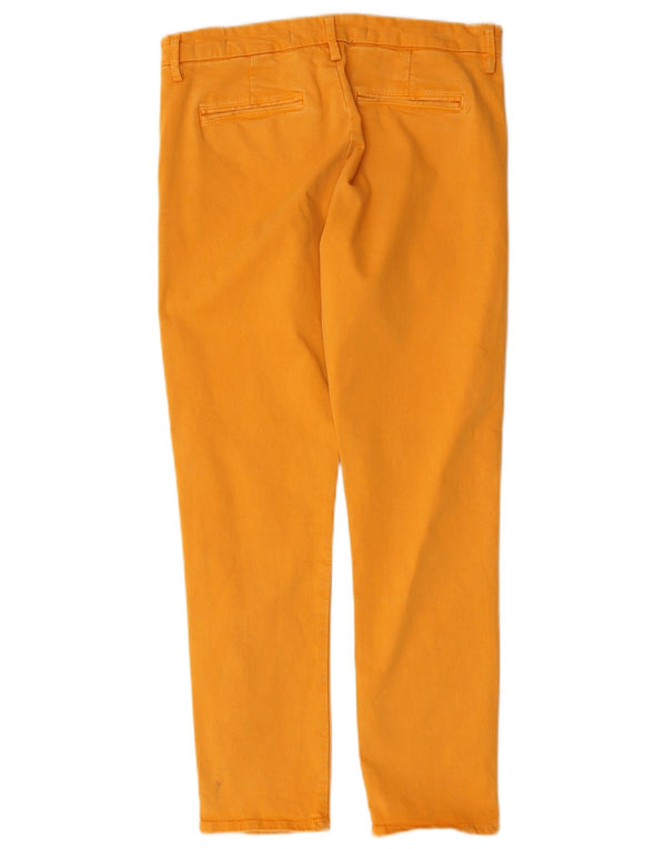 Zara Dame Slim Chino Bukser EU 36 XS W26 Gul