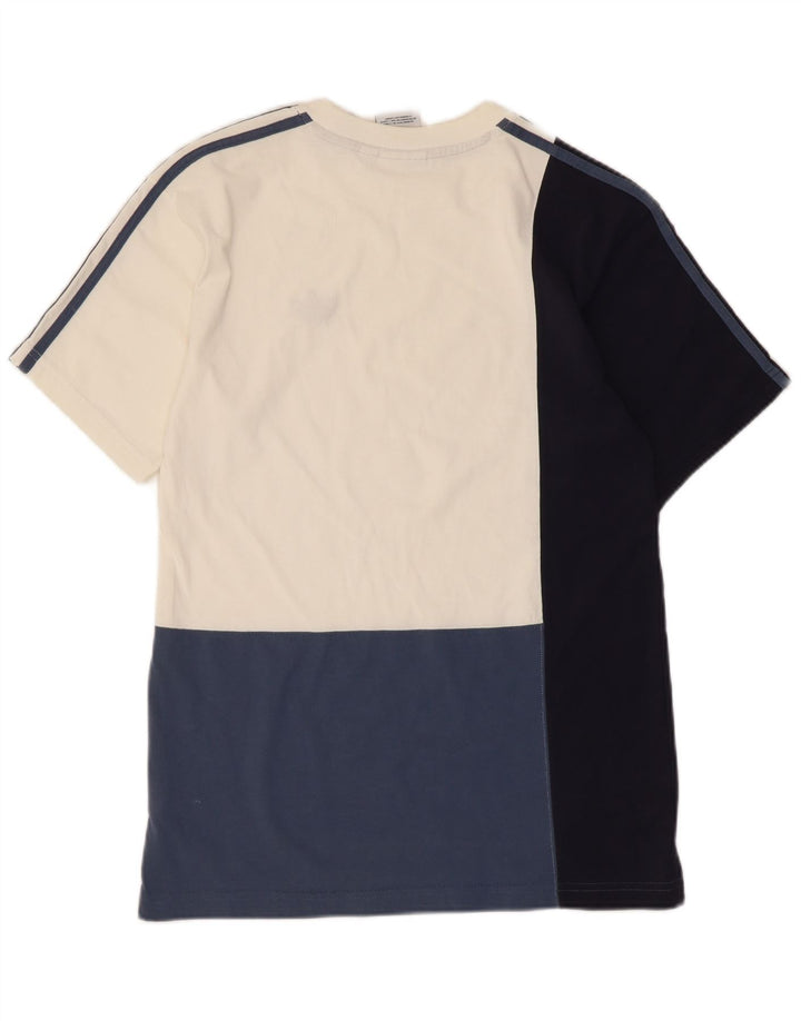 Adidas Herre T-Shirt Top Lille flerfarvet Colourblock Bomuld
