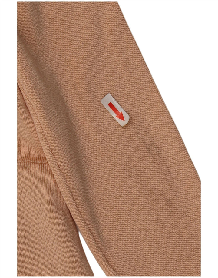 Zara Dametop Langærmet UK 8 Small Beige Viscose