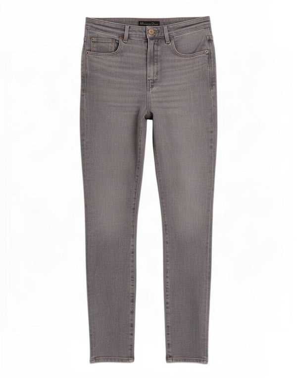 Massimo Dutti Dame Skinny Jeans EU 38 Small W28 L28 Grå Bomuld