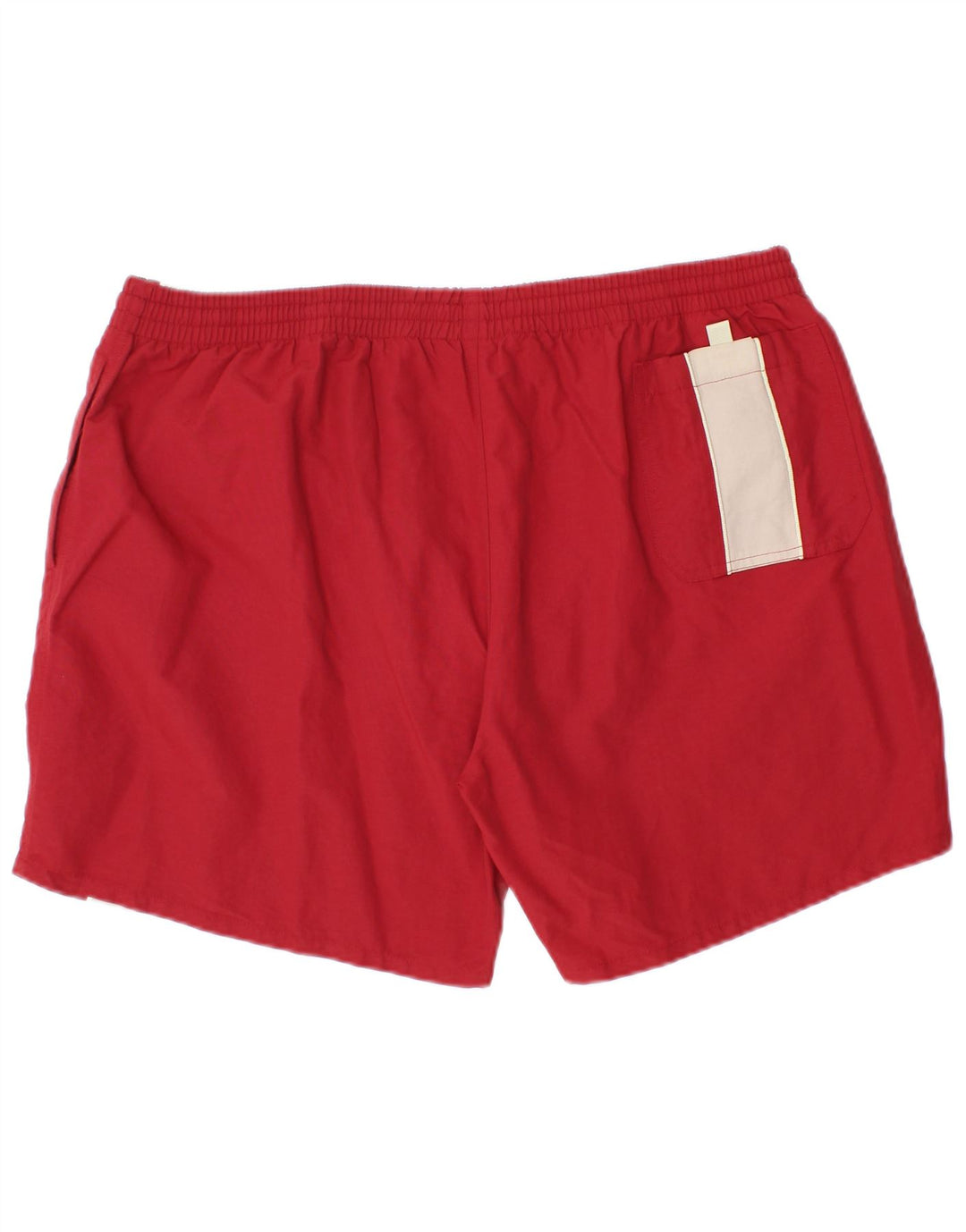 Sergio Tacchini Badeshorts til mænd 2XL Rød Colourblock Polyamid
