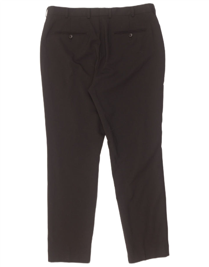 French Connection Herre Slim Fit Suit Bukser W36 L31 Sort Polyester