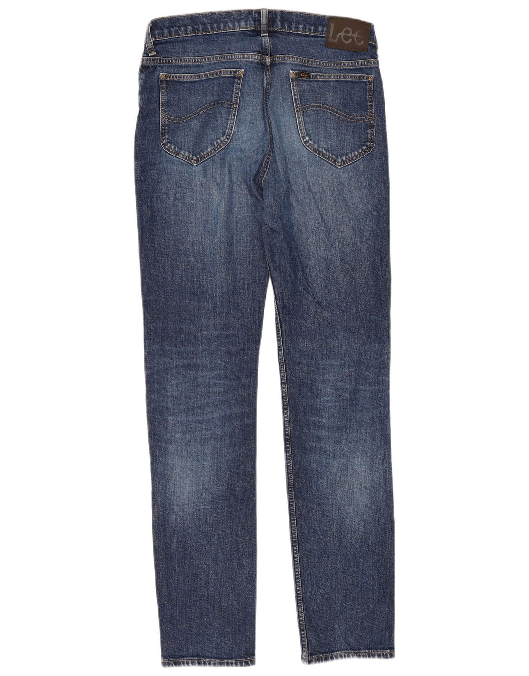 Lee Herre Rider Slim Jeans W33 L34 Blå Bomuld