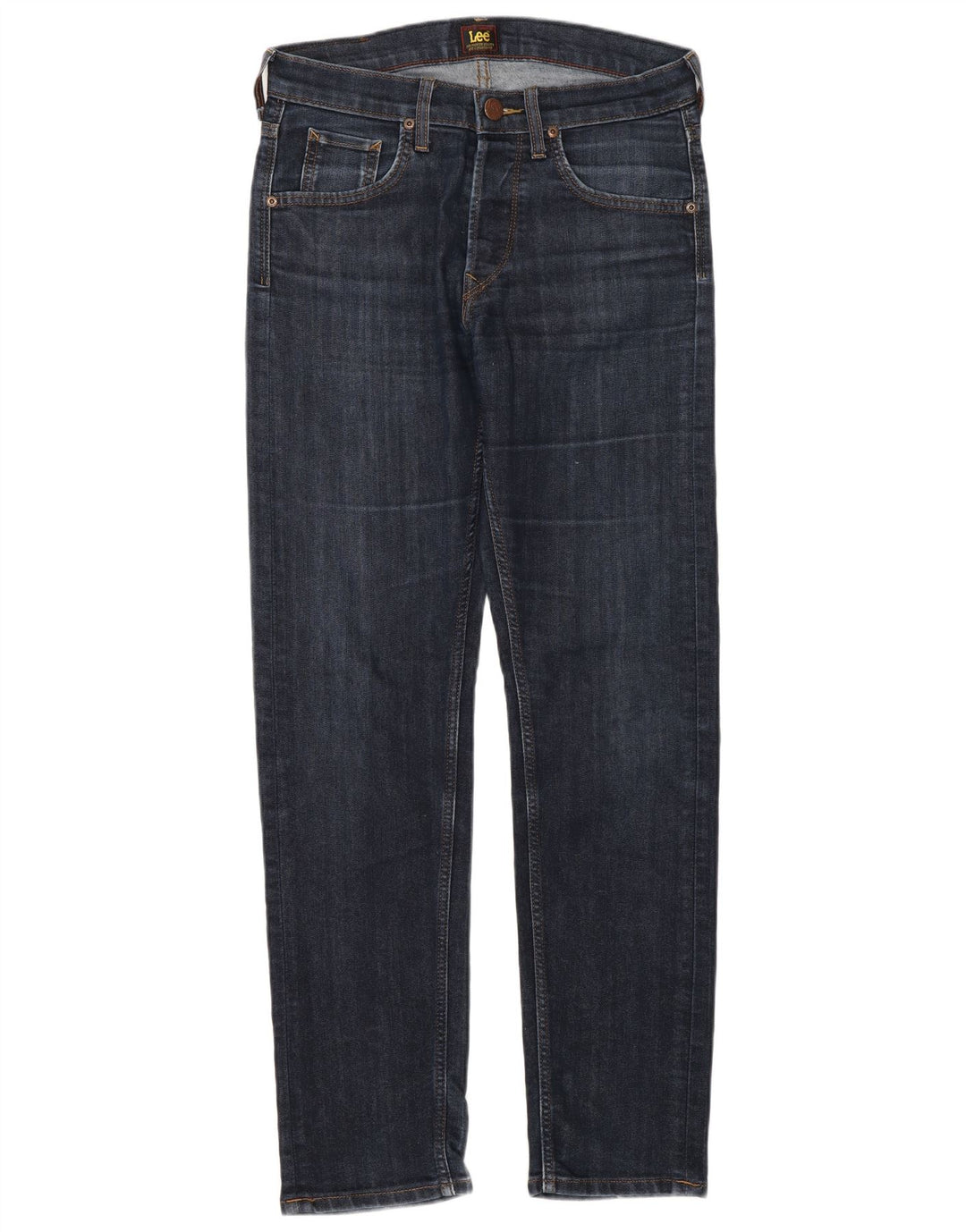 Lee Mens Daren Slim Jeans W29 L32 Marineblå Bomuld