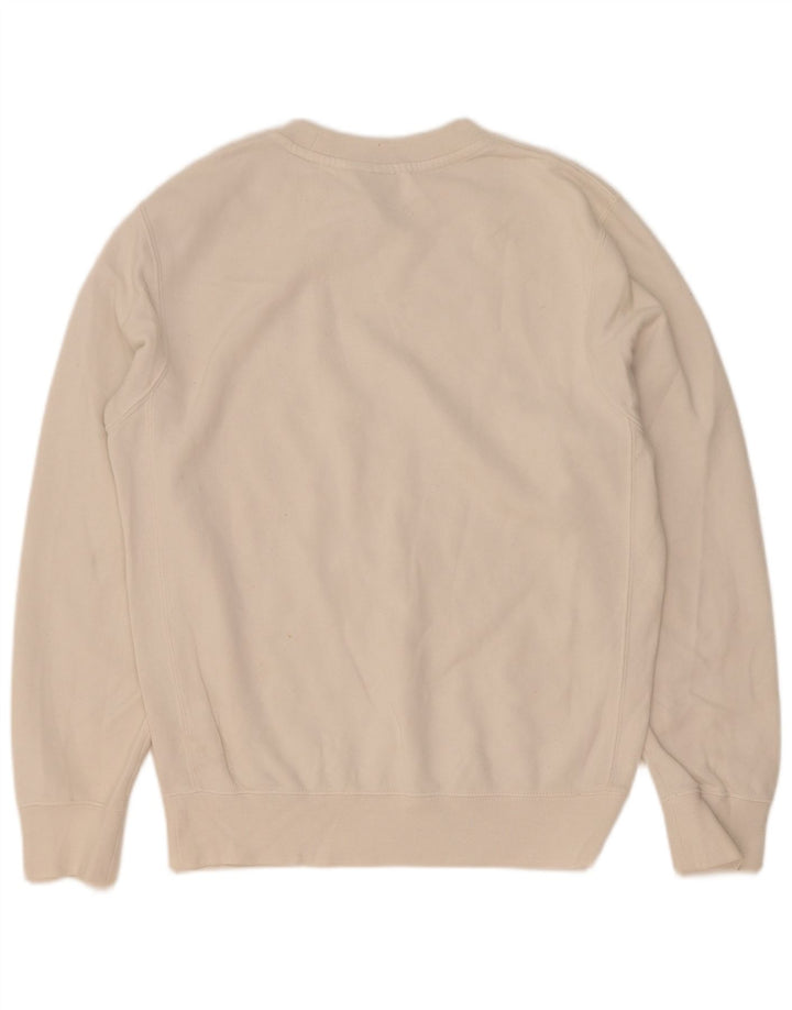 Nike Herre Loose Fit Sweatshirt Jumper XS Hvid Bomuld