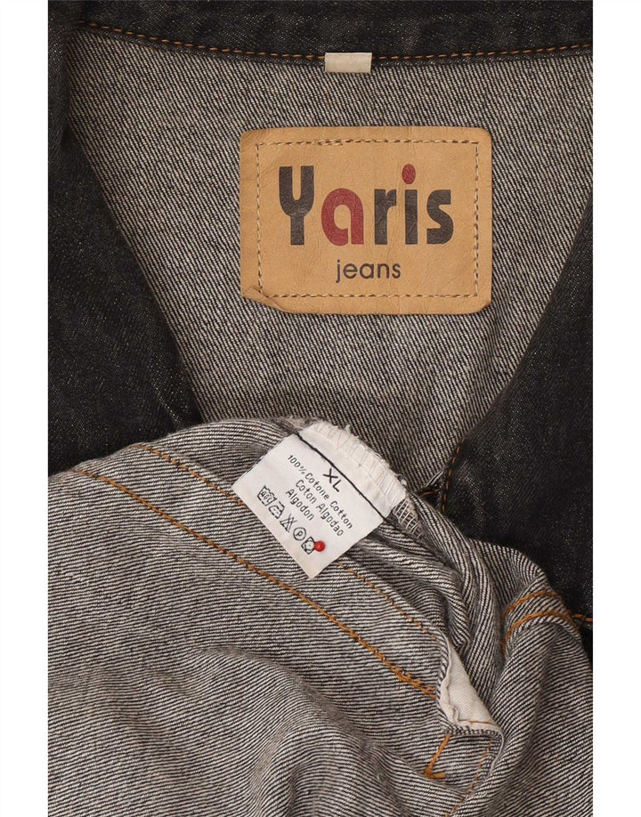 Vintage denimjakke til mænd UK 42 XL Grå bomuld