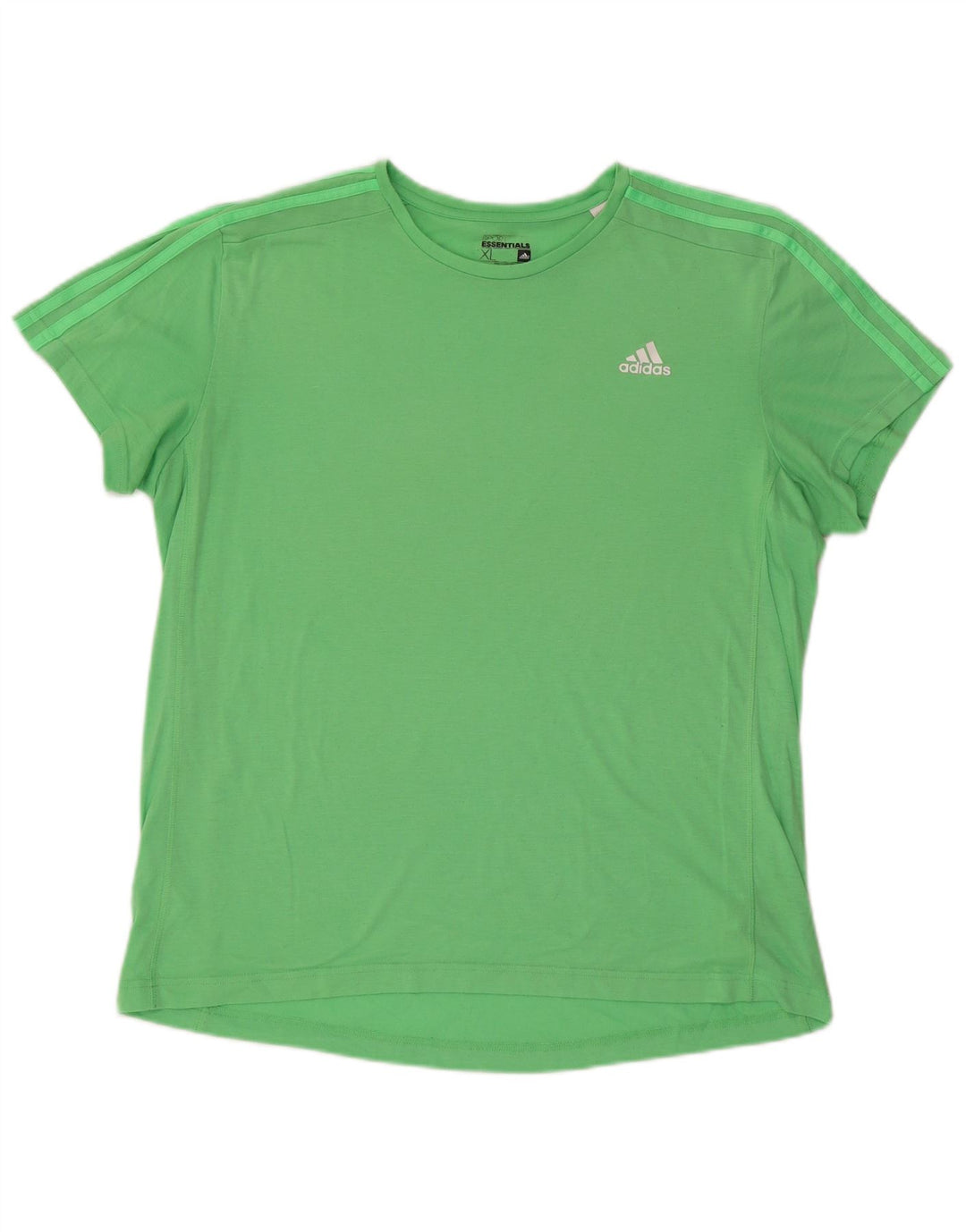 Adidas Herre Climalite T-Shirt Top XL Grøn Polyester