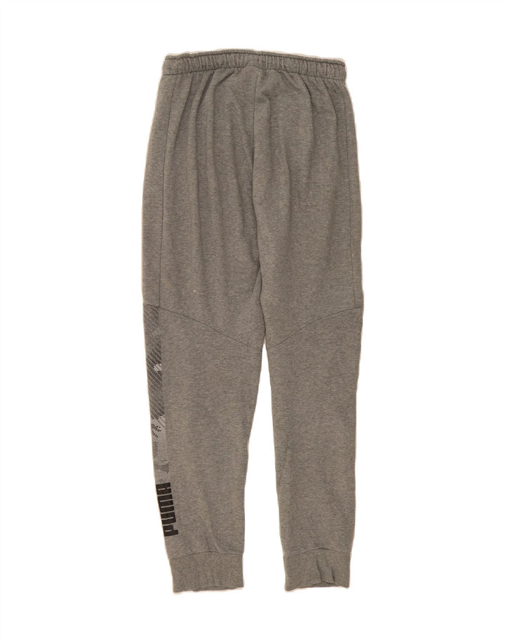 PUMA Mens Graphic Tracksuit Trousers Joggers Medium  Grey Vintage Puma and Second-Hand Puma from Messina Hembry 