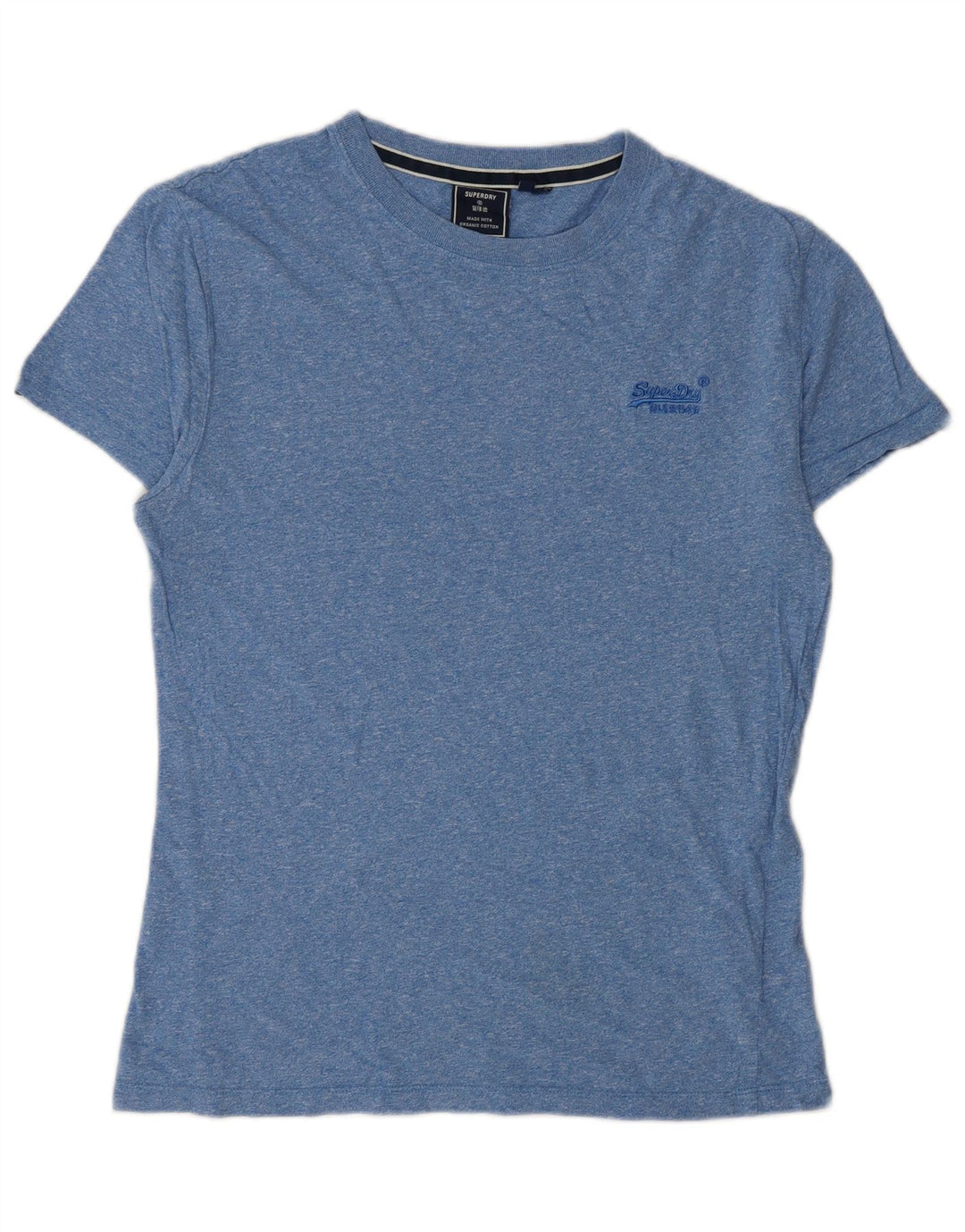 Superdry T-shirt top til mænd, lille blå bomuld