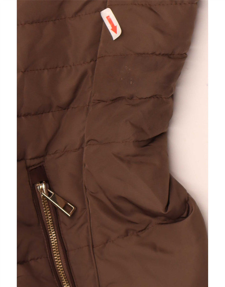 Marks & Spencer Dame Hooded Parka Jacket UK 20 2XL Khaki Polyester
