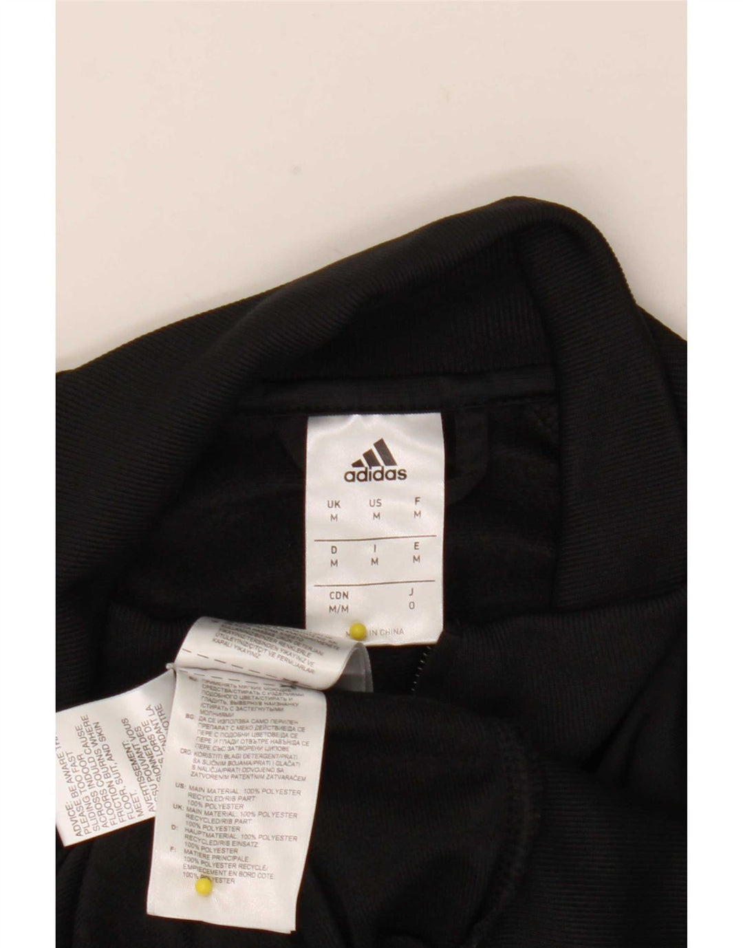 Adidas Træningsdragt til mænd Topjakke Medium Sort Colourblock Polyester