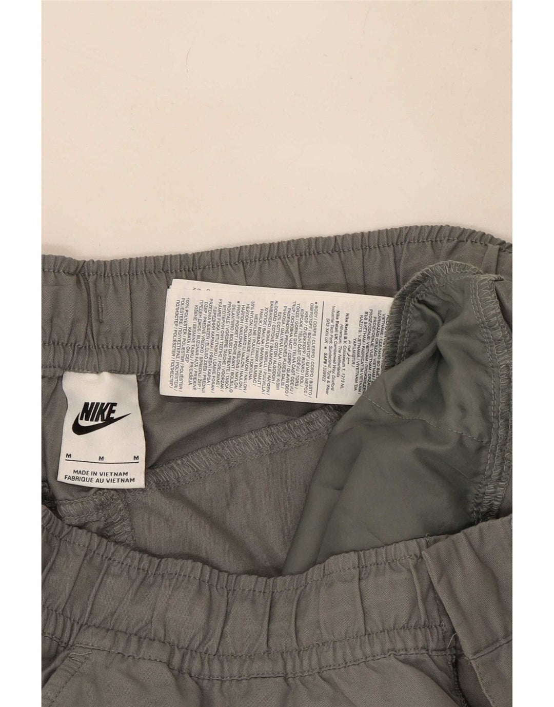 Nike Straight Cargo-bukser til mænd Medium W30 L27 Grå bomuld