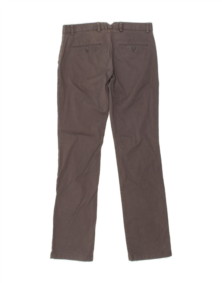 JULES Womens Straight Chino Trousers EU 40 Medium W32 L34 Grey Cotton Vintage Jules and Second-Hand Jules from Messina Hembry 