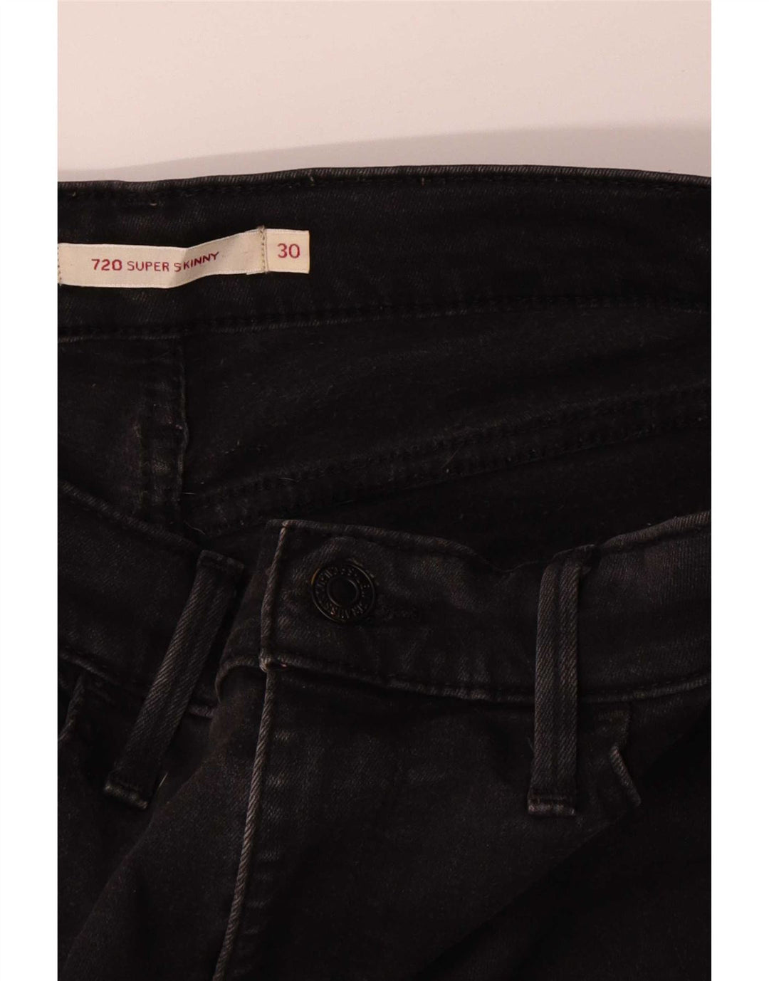 Levi's Womens 720 Super Skinny Jeans W30 L29 Sort