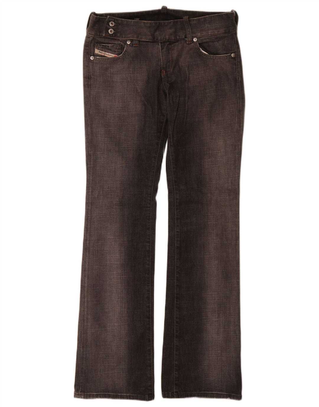 Diesel Dame Bootcut Jeans W28 L32 Grå Bomuld