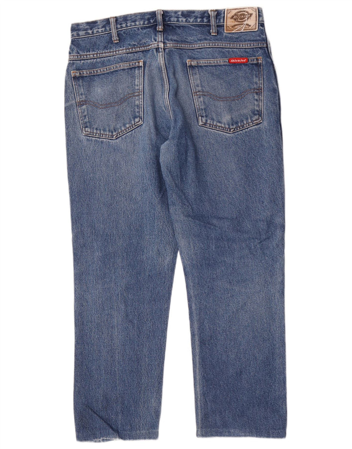 Dickies Straight Jeans til mænd W34 L27 Blå
