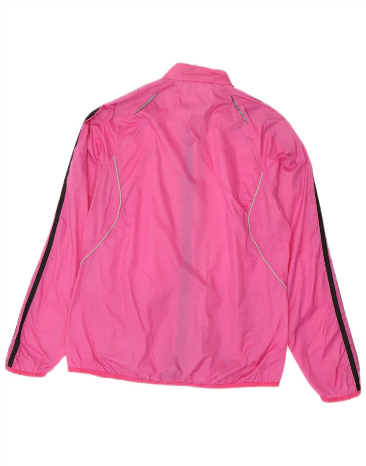 Adidas træningsdragt topjakke til kvinder UK 14 Large Pink Nylon