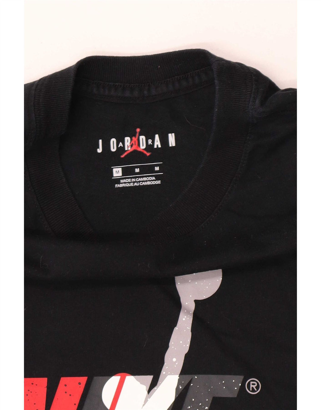 Jordan Herre grafisk T-shirt Top Medium Sort