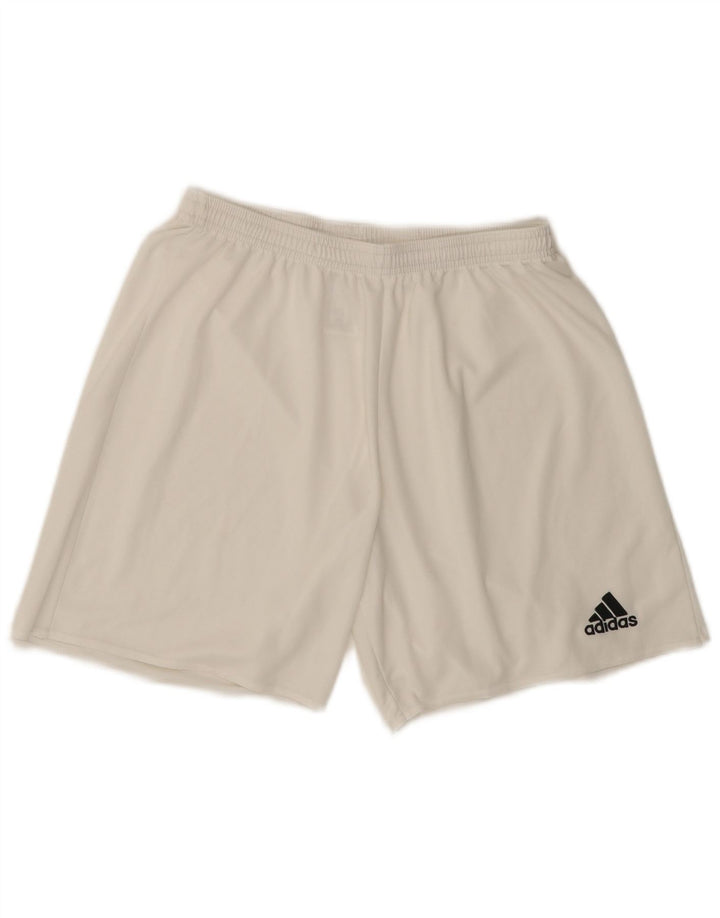 ADIDAS Herre Climalite Sportshorts Store hvide polyester