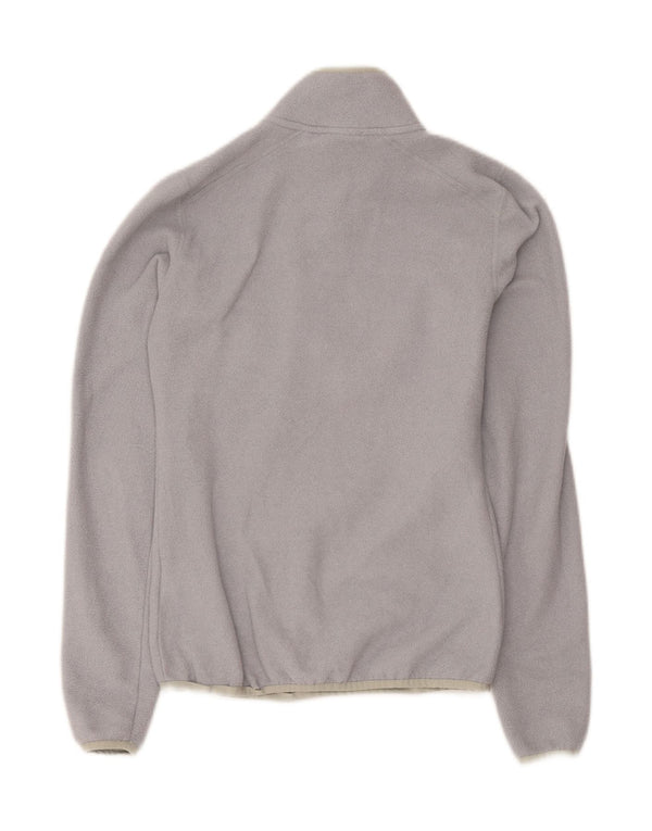 The North Face Fleece Jumper med lynlås til kvinder UK 6 XS Grå Polyester