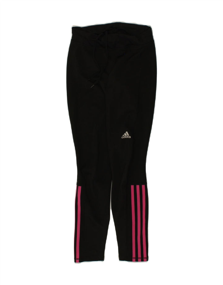 ADIDAS Womens Tracksuit Trousers UK 4/6 XS  Black Polyester Vintage Adidas and Second-Hand Adidas from Messina Hembry 